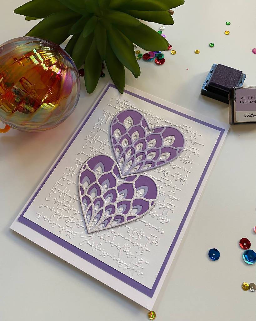 Be Still My Heart Card and Envelope - Set of 6 Stationery CardsByCarmen 