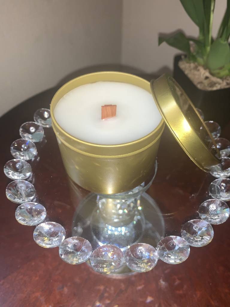 Aromatherapy Scents tumbler Fire n Desire 6oz Tin Lavender 