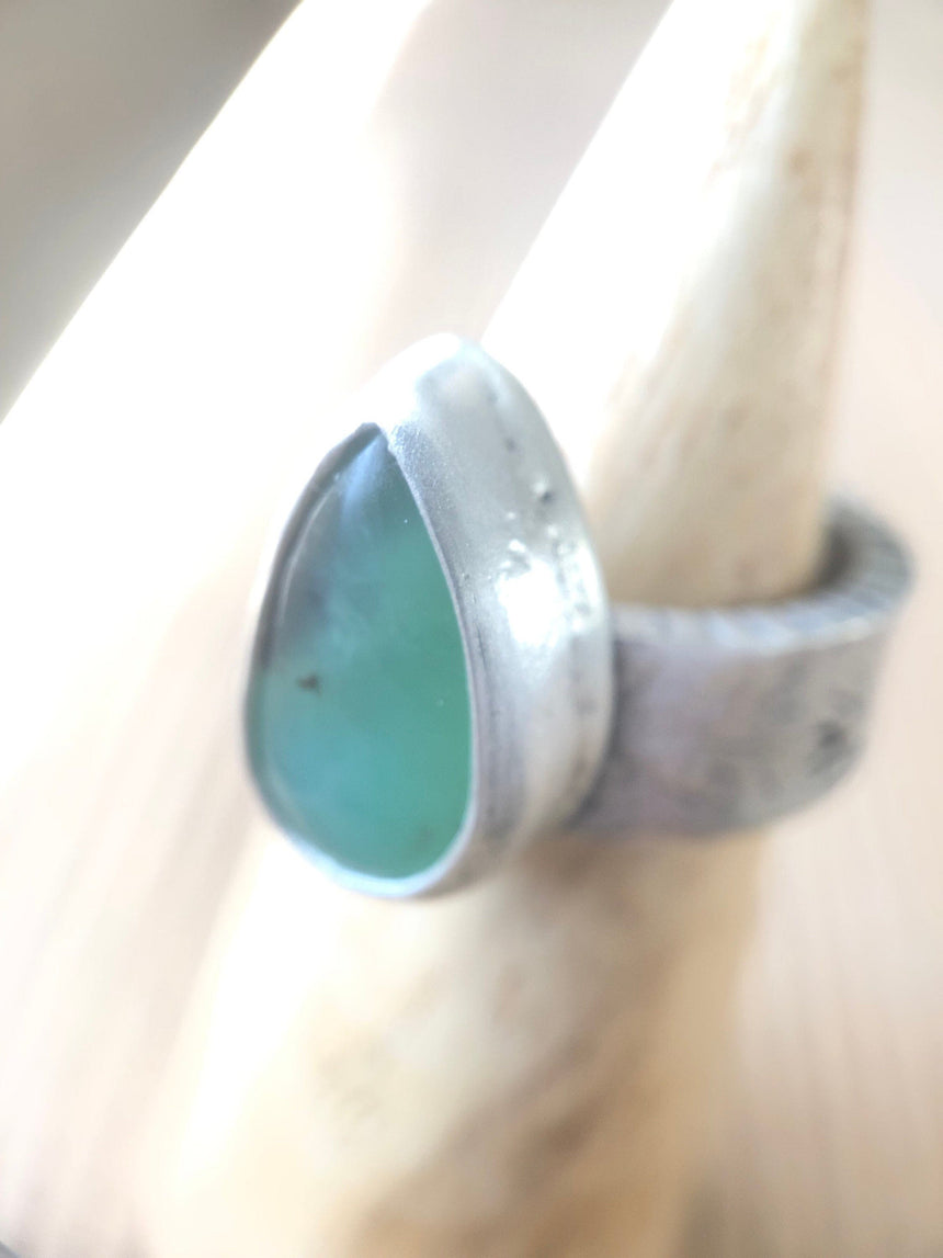 Wabi Sabi Spring Ring #3 Jewelry Huckleberry Designs 