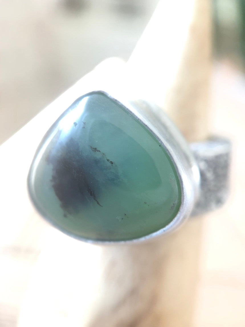 Wabi Sabi Spring Ring #4 Jewelry Huckleberry Designs 