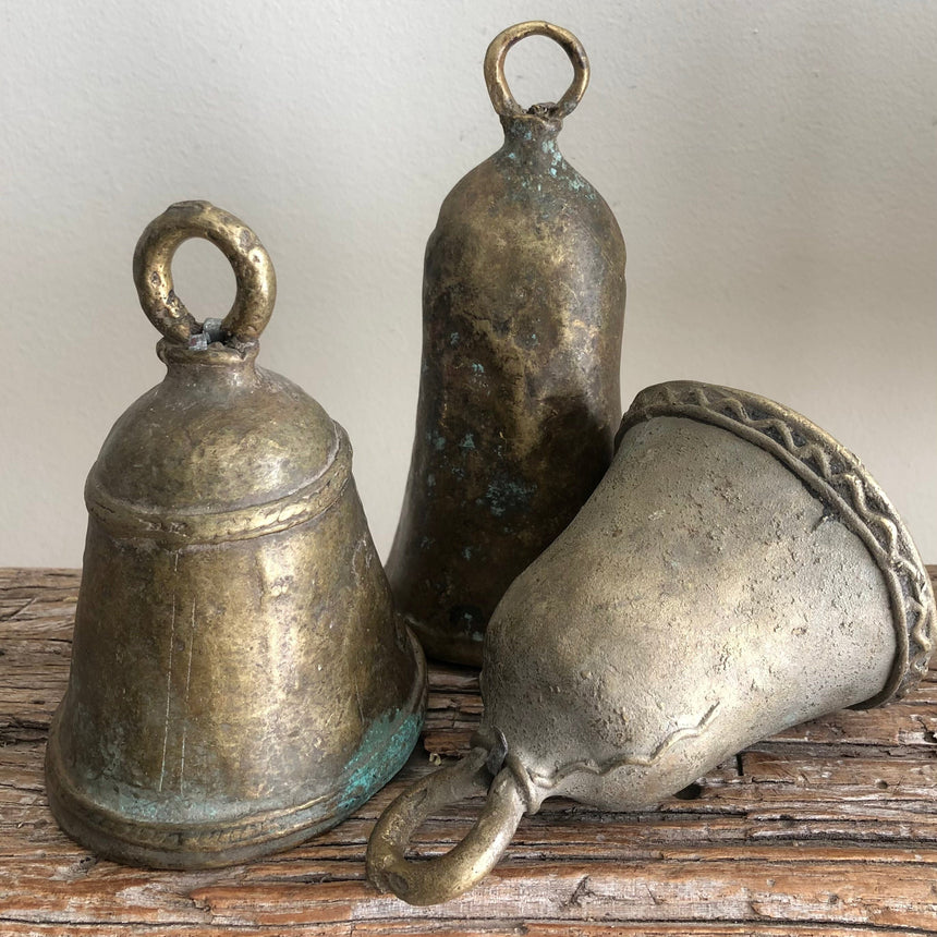 Vintage African Bronze Bell Home & Garden Centered Inc. 