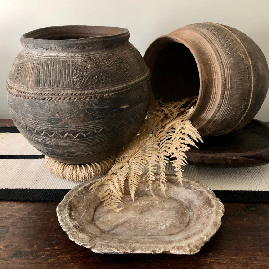 Vintage African Water Vessel Home & Garden Centered Inc. 