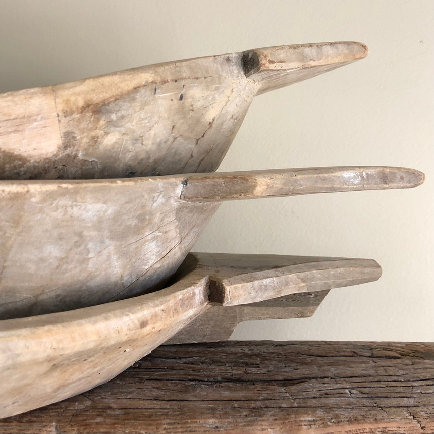 Vintage Wood Parat Bowl Home & Garden Centered Inc. 