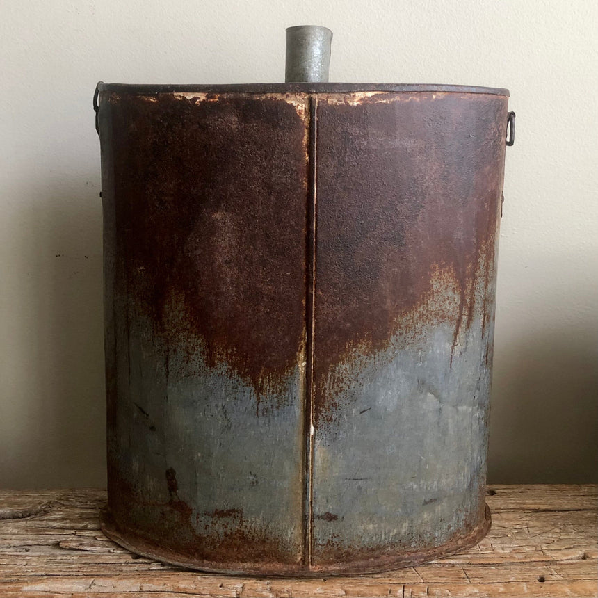 Vintage Metal Canteen Home & Garden Centered Inc. 6) 12.25x14 Tall! 