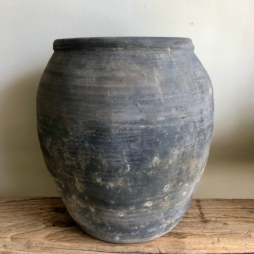 Vintage Clay Vessel, Large Home & Garden Centered Inc. 