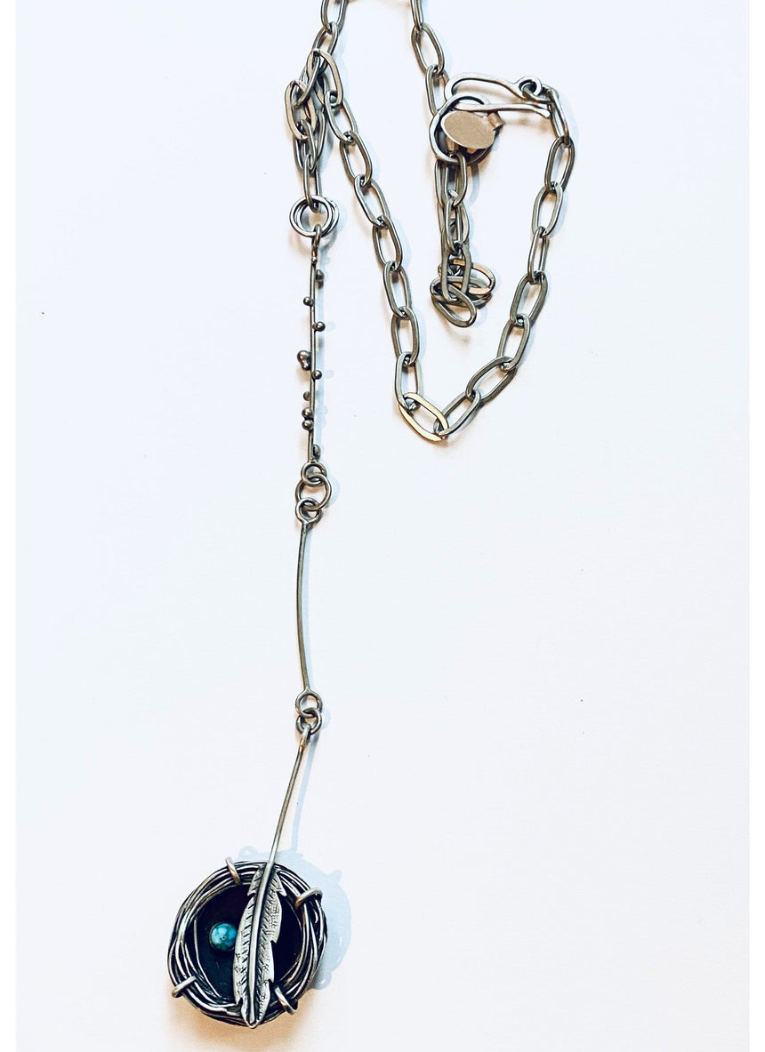 Walk in the Woods Necklace #2 Jewelry Huckleberry Designs 