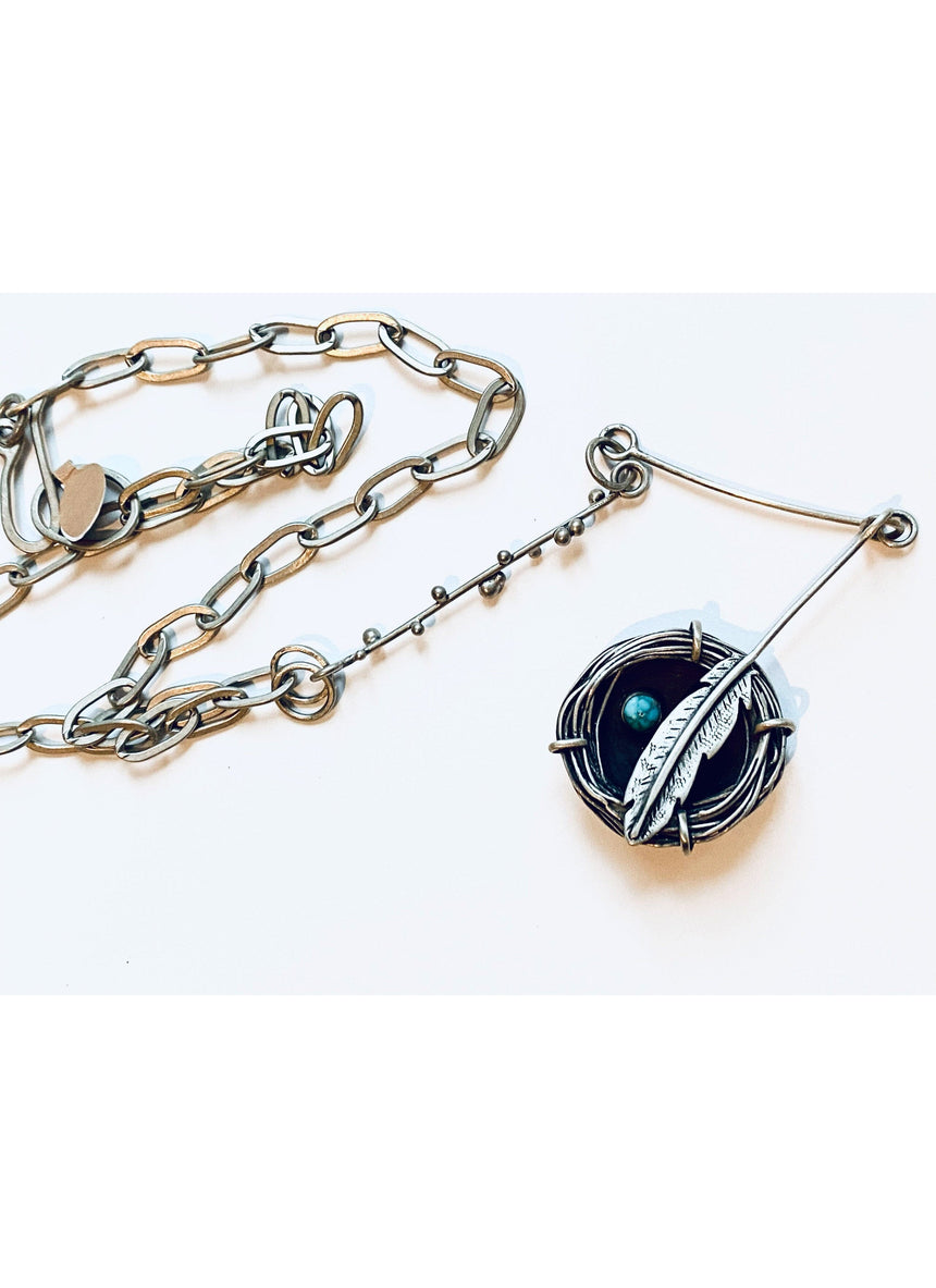 Walk in the Woods Necklace #2 Jewelry Huckleberry Designs 