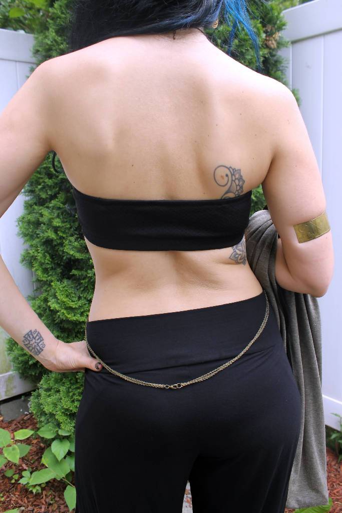 Art Deco Bronze Body Chain Body Jewelry Lorenia Henriquez 