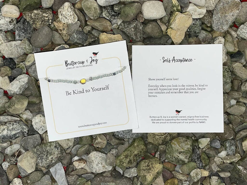 Be Kind to Yourself Bracelet Accessories Buttercup & Joy Stretchy 