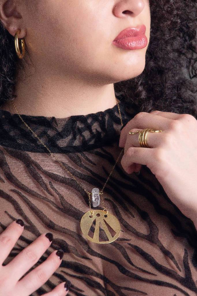 Awen Symbol Necklace Necklace Lorenia Henriquez 