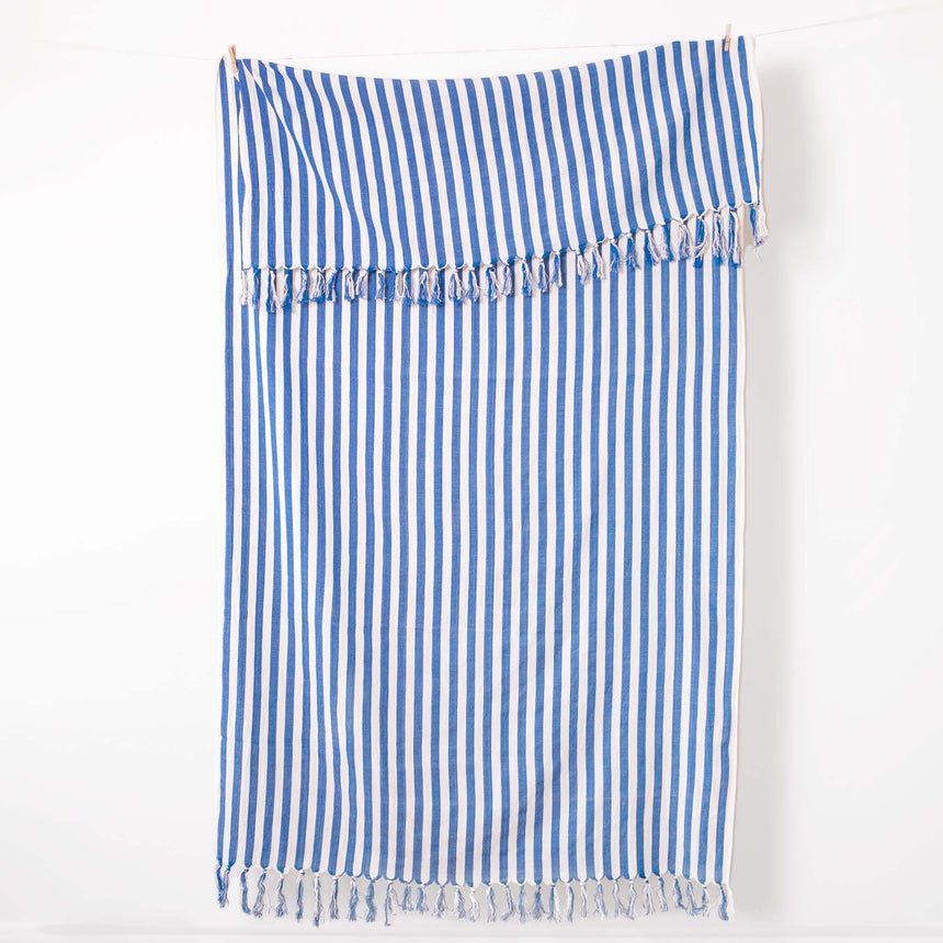 Aqua Stripe Turkish Towel Home & Garden Darling Spring 
