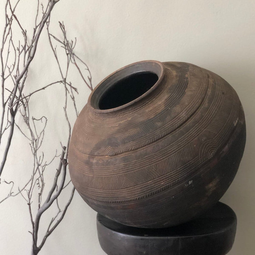 Vintage African Water Vessel Home & Garden Centered Inc. 