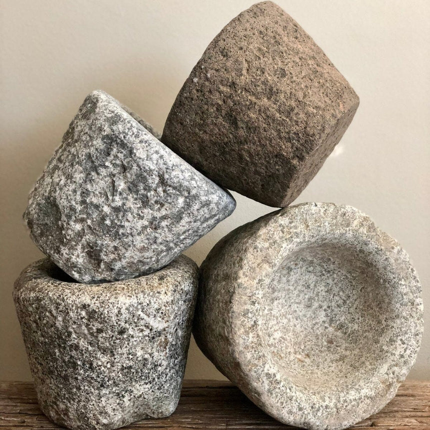 Vintage Stone Mortar, Large Home & Garden Centered Inc. 