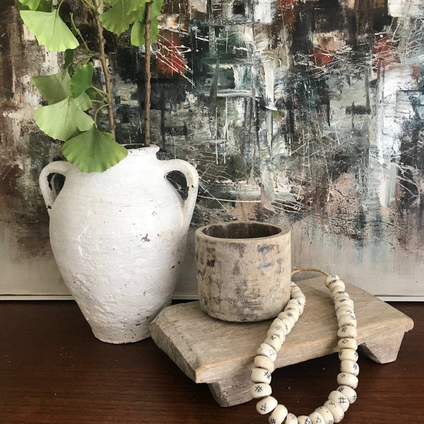 Vintage Wood Bucket, Small Home & Garden Centered Inc. 