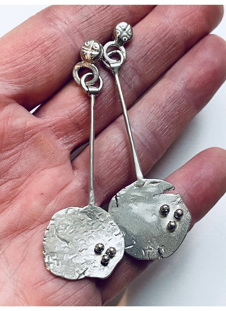 Wabi Sabi Earrings #4 Jewelry Huckleberry Designs 